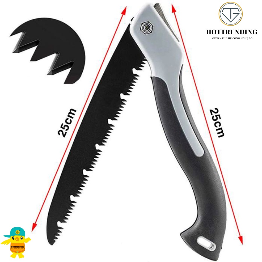 Cưa gỗ cầm tay gấp gọn lưỡi thép SK5 tiêu chuẩn loại 1 cao cấp có chữ tiếng nhật trên lưỡi cưa