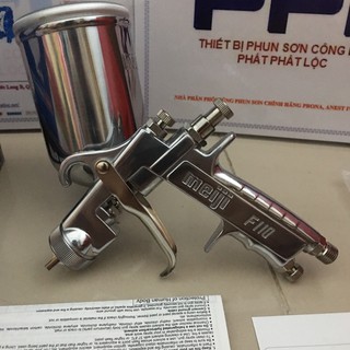 Súng phun sơn Nhật bản MEIJI F110-G13T phun màu phun bóng cho ô tô xe máy phun mịn đẹp độ bền cao