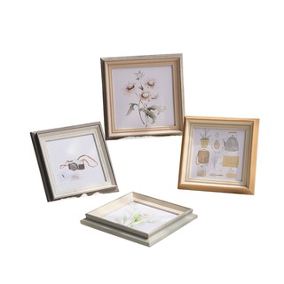 Khung Ảnh Hình Vuông 6 Inch 7 Inch Thiết Kế Đơn Giản Phong Cách Bắc Âu