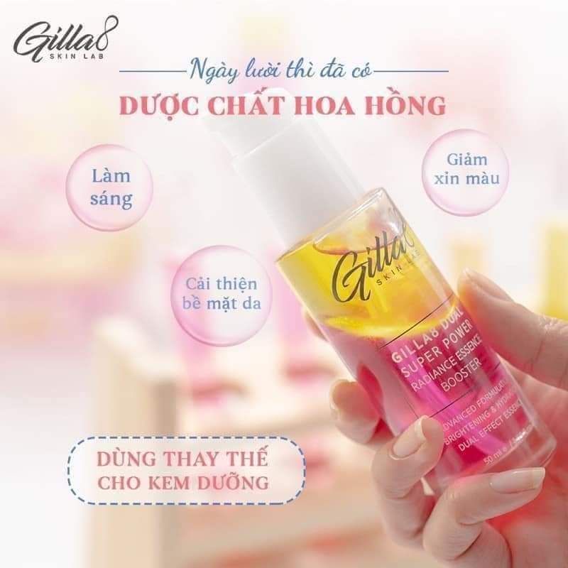 [Date T7/2022] Tinh chất dưỡng GILLA8 DUAL SUPER POWER RADIANCE BOOSTER