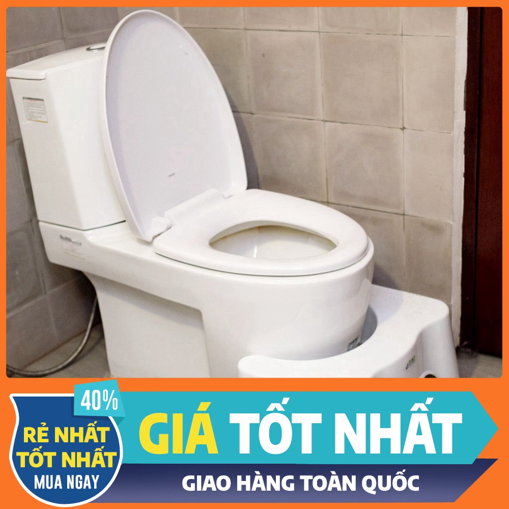 [Rẻ Vô Địch] Ghế hỗ trợ đi vệ sinh,để chân tránh táo bón Việt Nhật