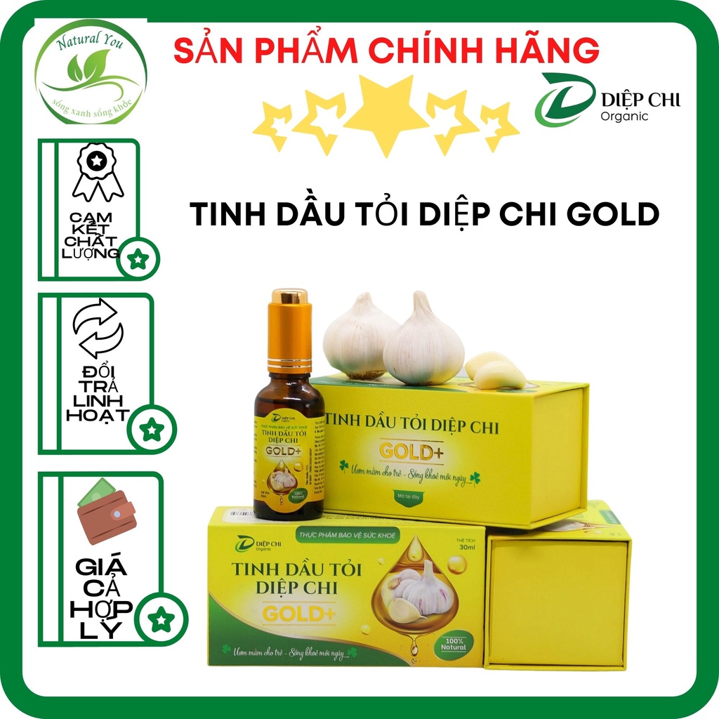 tinh dầu tỏi Diệp Chi gold+