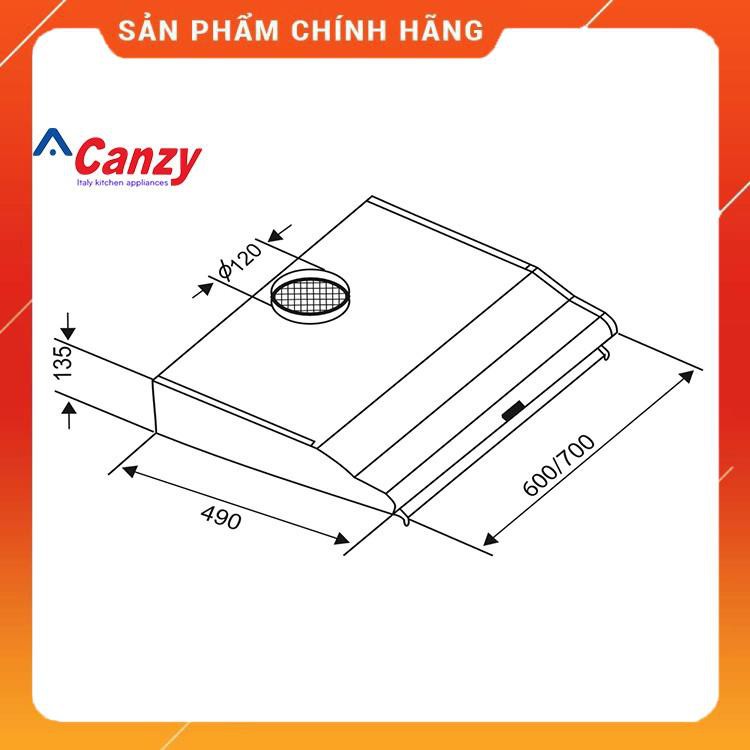 Máy hút mùi bếp 6 tấc CANZY CZ-2060B - Hàng chính hãng - Bảo hành 12 tháng BM