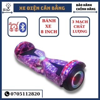 Xe điện tự cân bằng, xe tự cân bằng bánh 8inch - kết nối nhạc bluetooth