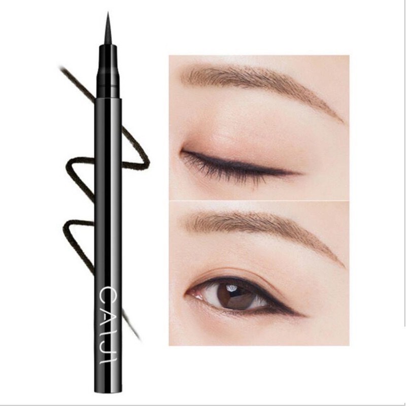 Kẻ mắt sắc nét Caiji nội địa kèm hộp sang chảnh lâu trôi mềm mịn nội địa eyeliner