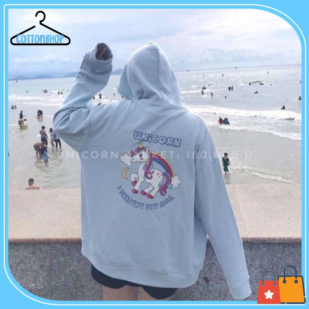 [Giá siêu rẻ] Áo khoác da cá unicorn siêu hot, có xỏ ngón túi trong