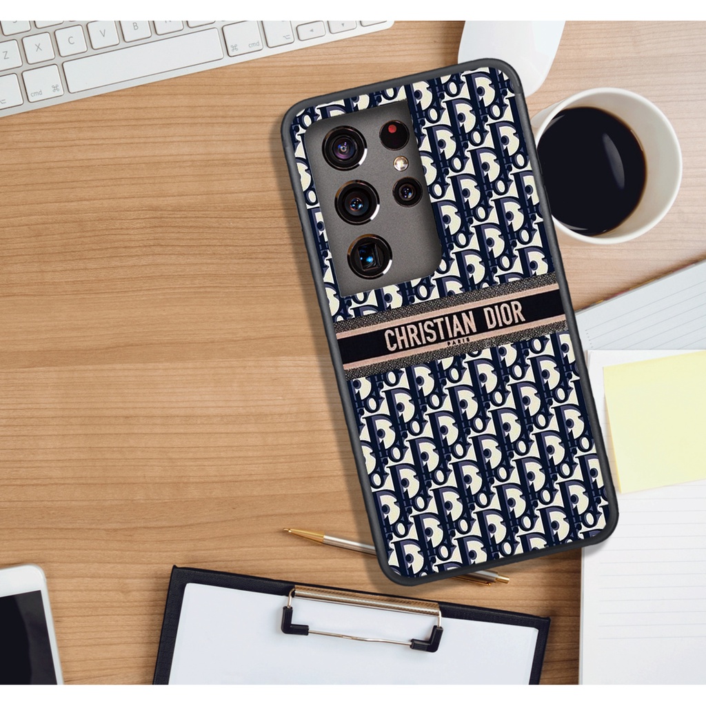 ỐP LƯNG SAMSUNG S21 - S21 PLUS - S21 ULTRA - S21 FE - NOTE 20 FE , IN HÌNH LÔ GÔ DI-OR ĐẸP, CHẤT, PHONG CÁCH..