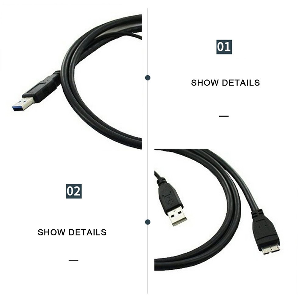 Dây Cáp Truyền Dữ Liệu Đầu Usb 3.0 Sang Micro-B | BigBuy360 - bigbuy360.vn