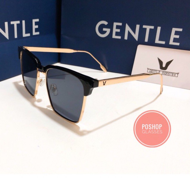 Mắt kính nam nữ N40 hàn quốc gọng kim loại vuông thời trang cao cấp hot trend | BigBuy360 - bigbuy360.vn