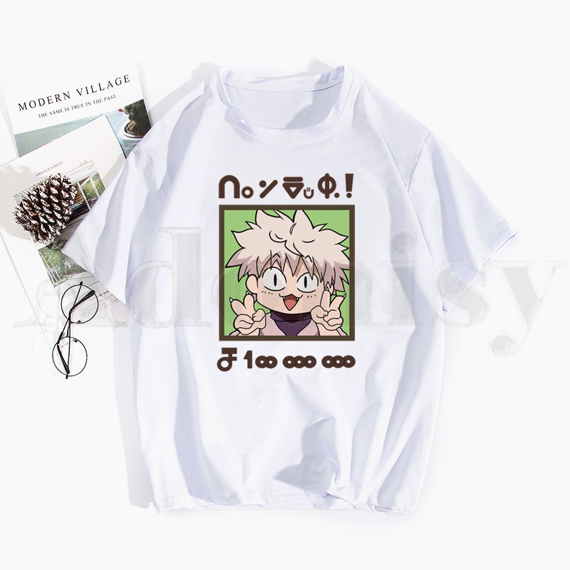 [HOT] Áo thun Hunter X Hunter Killua Zoldyck Baka Anime Japan hots Spring giá rẻ