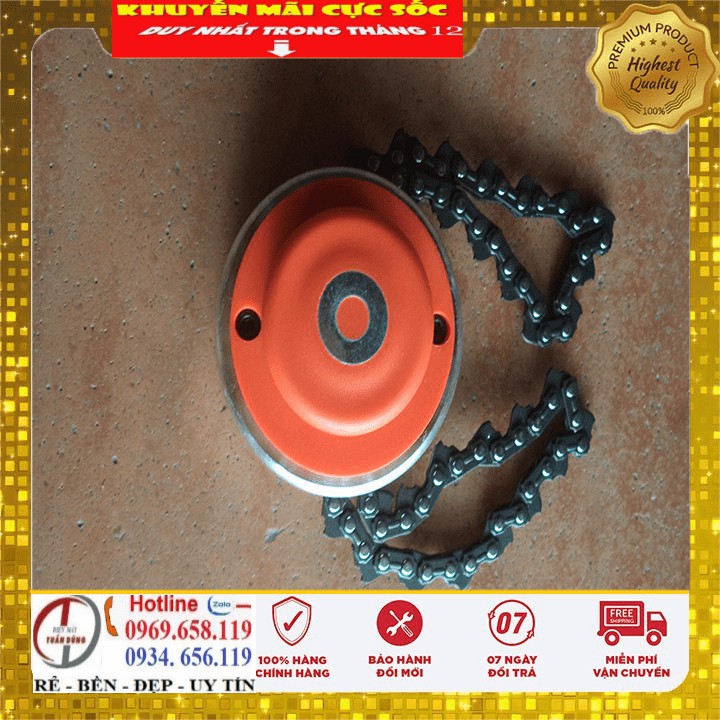 Lưỡi cắt cỏ bằng xích,đĩa cắt cỏ bằng xích lắp máy cắt cỏ