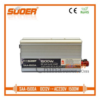 Bộ đổi điện 1500w 12v sang 220v - saa-1500a