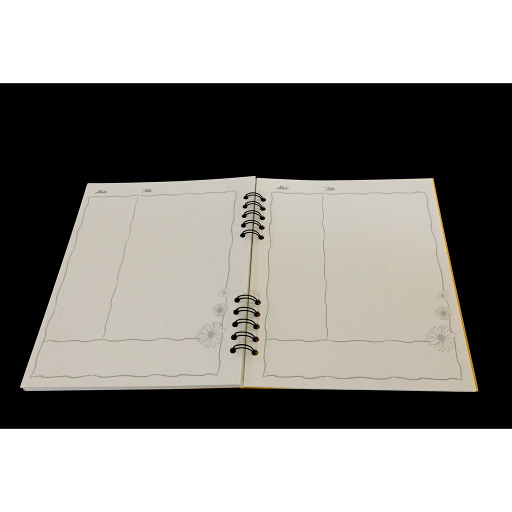 Sổ tay ghi chép Floral Cornell - 19x24 cm  -  150 trang tự chọn