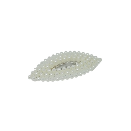 {HÀNG CÓ SẴN}Kẹp tóc mái đính ngọc trai nhân tạo (2.7X8cm)