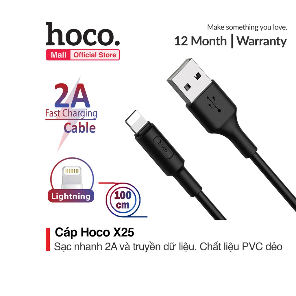Cáp sạc nhanh Hoco X25