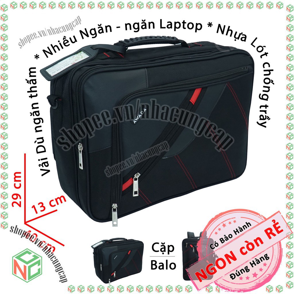 túi máy tính xách tay cho nữ Cặp xách công sở đa năng (biến thành Balo) - có ngăn Laptop cho dân văn phòng đẹp giá rẻ - | BigBuy360 - bigbuy360.vn