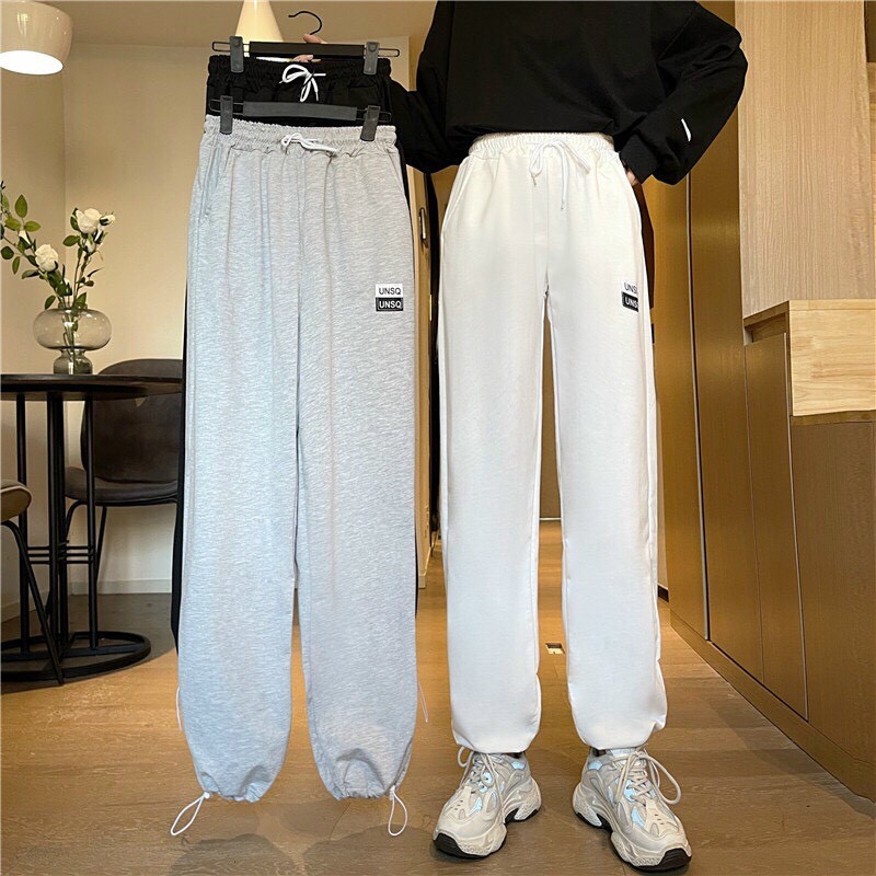 Quần jogger có dây rút chân siêu hot in hình cute 219