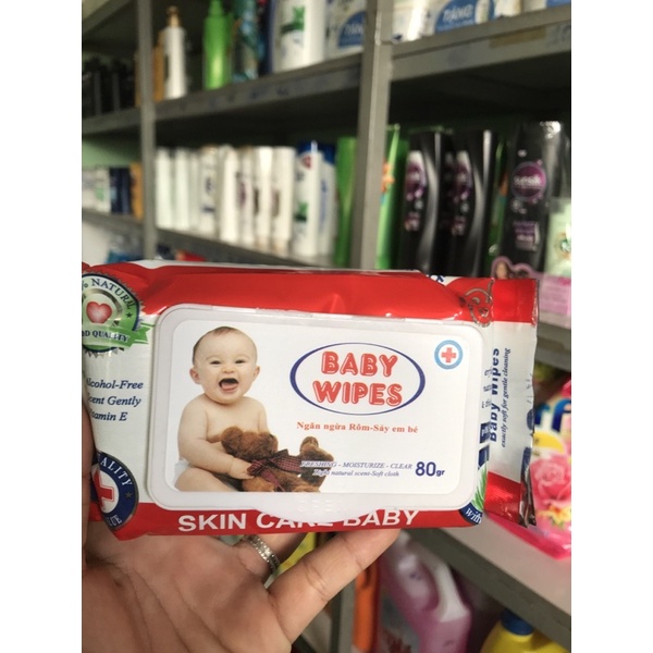 Khăn ướt Baby  wiper  80 tờ