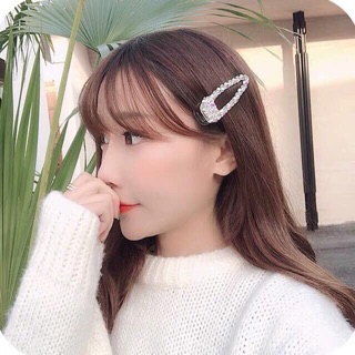Kẹp tóc, cặp tóc đính đá pha lê Hàn Quốc