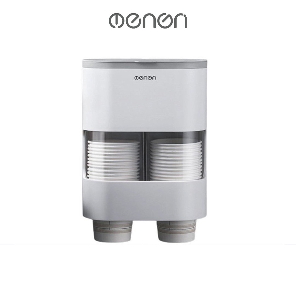 Kệ Úp Cốc Giấy Dán Tường OENON Có Ngăn Để Trà và Cafe Tiện Lợi