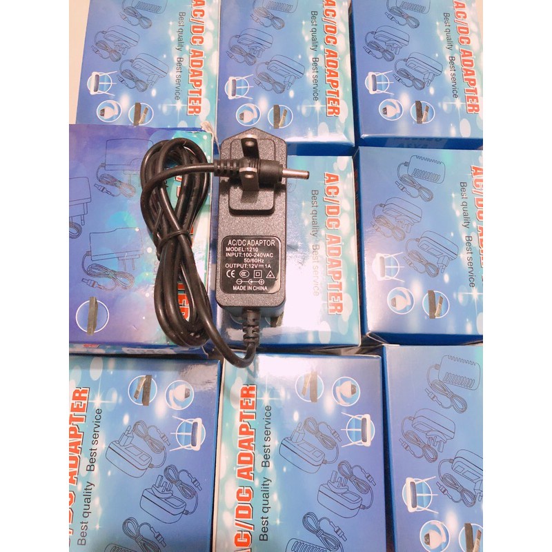 Nguồn 12V 1A  2A chân thường 5.5*2.5 chân kim 1.35*3.5mm IPShop