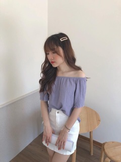 Áo trễ vai chất xốp Hàn