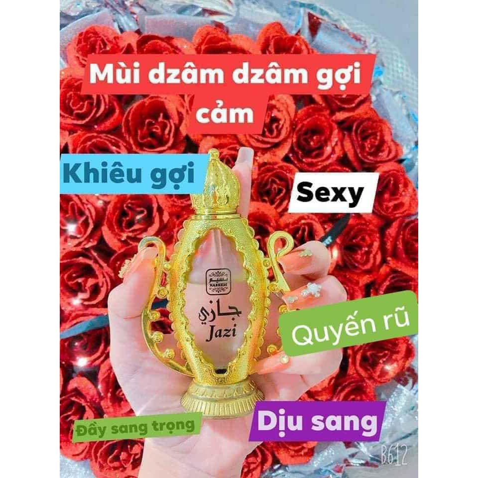 Tinh Dầu Nước Hoa Dubai Jazi 20ml  nước hoa JAZI với mùi hương quyến rũ, cuốn hút và đầy bí ẩn