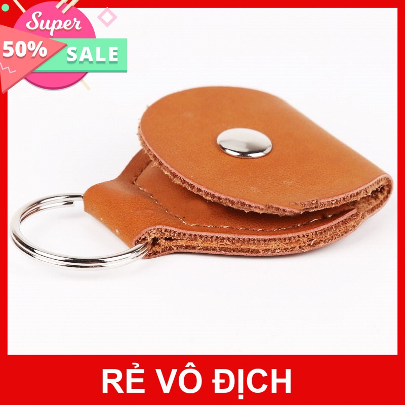Móc khóa đựng pick gảy đàn guitar (tặng pick) giá rẻ