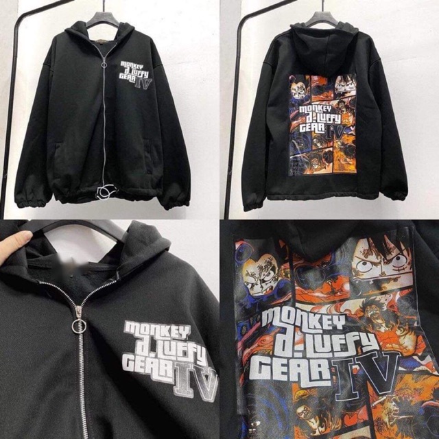 Áo khỉ hoạt hình in 3D hai mặt HSU1