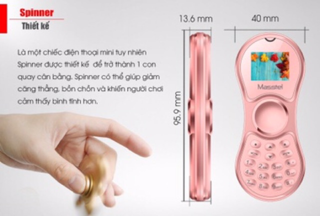 ĐT Masstel Spinner - BH 1 Năm | BigBuy360 - bigbuy360.vn