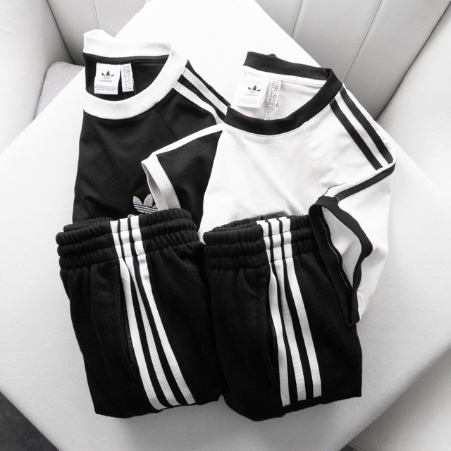 Bộ quần áo thể thao nam thun cao cấp, bộ adidas nam mùa hè cộc tay thun lạnh năng động tracksuit