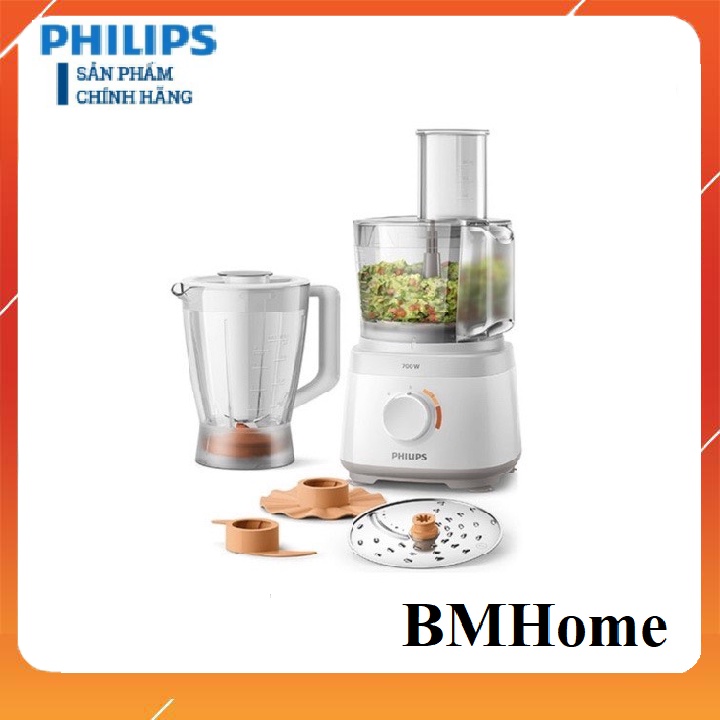 Máy xay đa năng Philips HR7320 700W, xay sinh tố, xay thịt, xay thực phẩm khô - Sản phẩm chính hãng