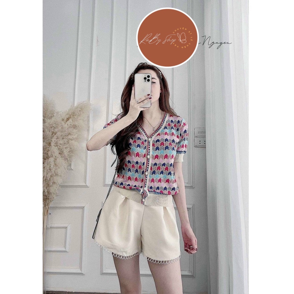 Quần Sooc Vải , Chân Ren , Lên Dáng Cực Xinh , Sành Điệu [Q005 - RUBY SHOP]