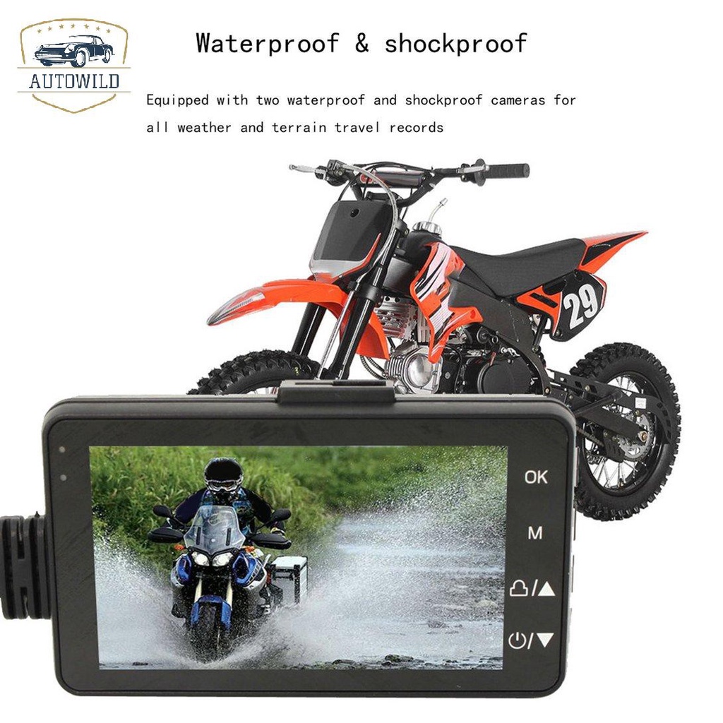 Máy Quay Hành Trình Phía Trước + Sau Cho Xe Mô Tô Se300 | BigBuy360 - bigbuy360.vn