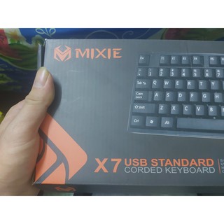 Keyboard USB Mixie X7 bàn phím văn phòng (chính hãng)