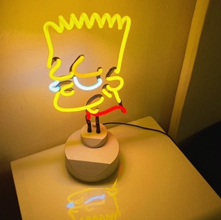 (Hình thật/Có sẵn) Đèn Neon Simpson