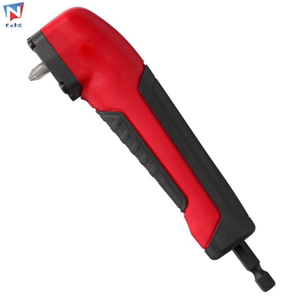 Đầu Chuyển Đổi Mũi Khoan Góc Phải Ngăn Chặn Va Chạm Cho Máy Khoan 1/4 Inch