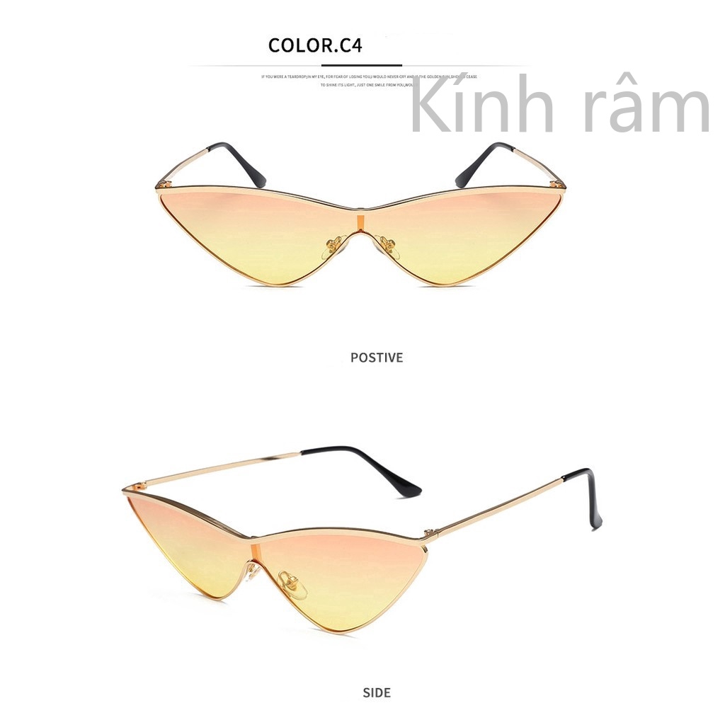 Kính mát mắt mèo phong cách cổ điển