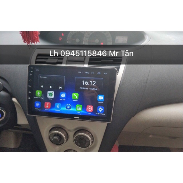 Màn android 9 & 10” sim 4G lắp xe vios & yarit