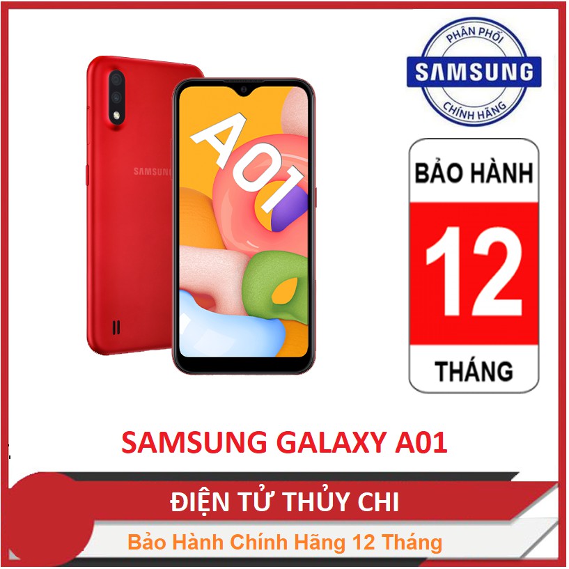 Điện thoại Samsung Galaxy A01 - Hàng Chính Hãng Mới 100%