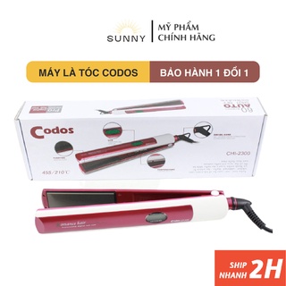 Máy là tóc CODOS CHI-2300 bảo hành lên đến 6 tháng, lưỡi là sứ Ceramic chống dứt tóc và truyền nhiệt cực tốt