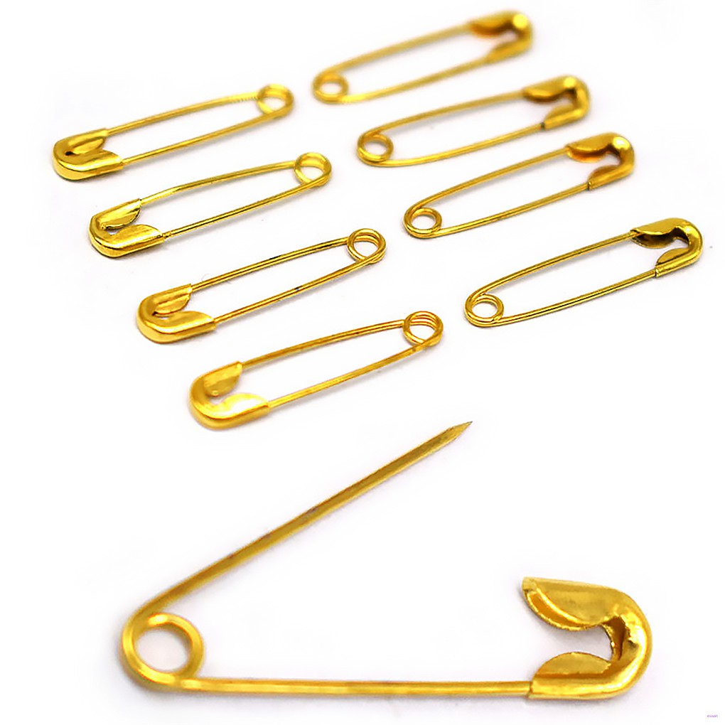Set 100 ghim cài áo khăn choàng cổ kim loại thiết kế nhỏ gọn xinh xắn
