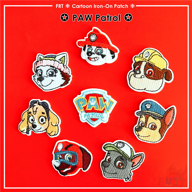 Miếng Vá Ủi Quần Áo Hình Hoạt Hình Paw Patrol