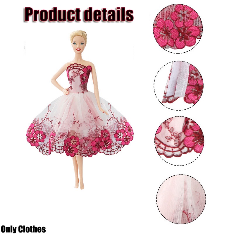 Đầm công chúa BJD30cm cho búp bê