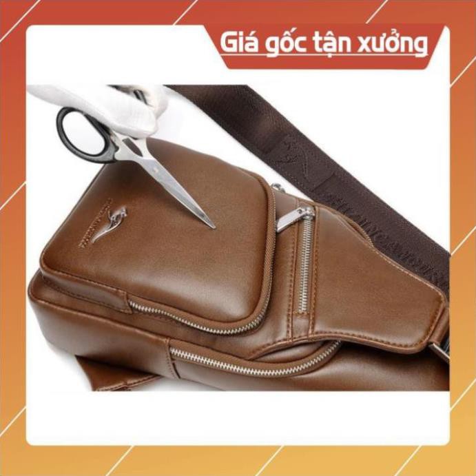 [FREESHIP]Túi Đeo Chéo Nam Da PU Cao Cấp Chống Nước- Phong Cách Thể Thao Hàn Quốc Đậm Chất Men | BigBuy360 - bigbuy360.vn