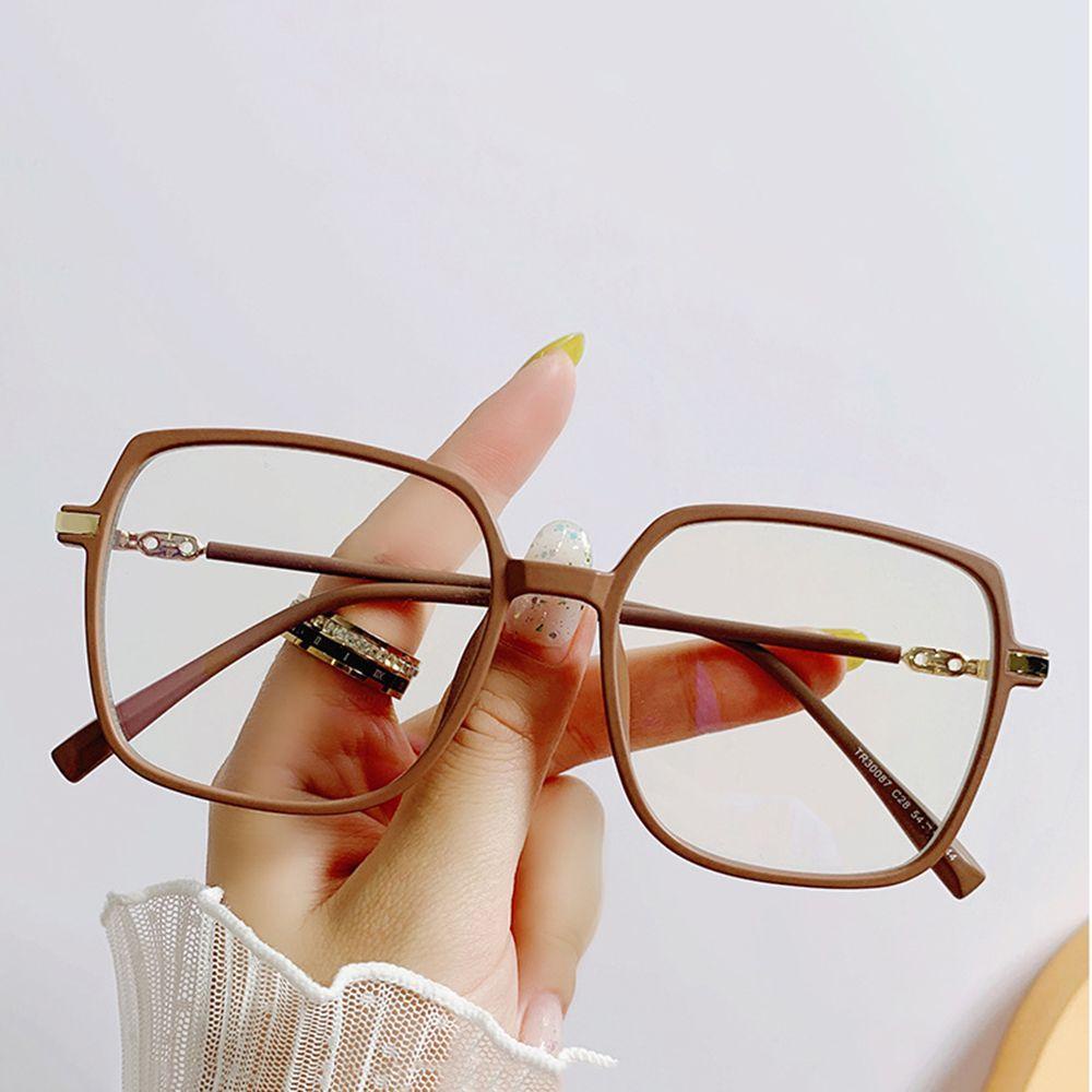 Kính Bảo Vệ Mắt Trong Suốt Chống Bức Xạ Phong Cách Hàn Quốc