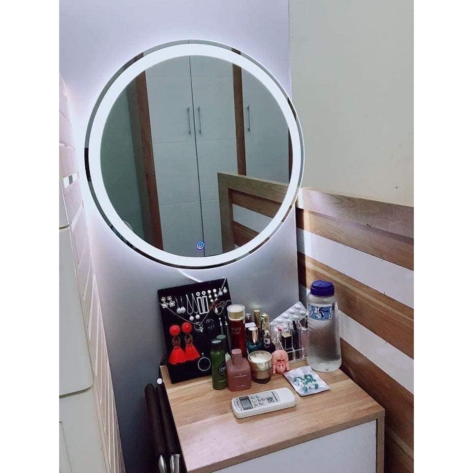 gương đèn led d50cm thiết kế đẹp mặt gương sáng | BigBuy360 - bigbuy360.vn