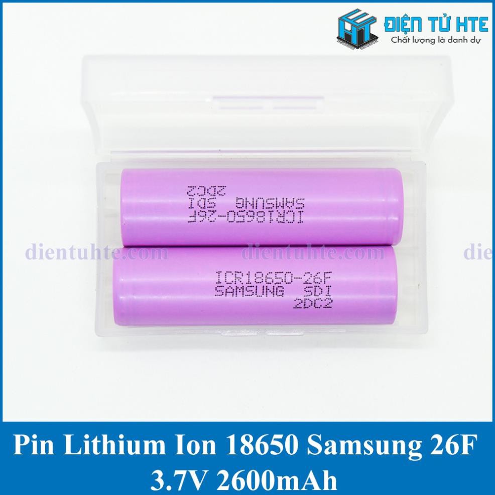 Pin Li-Ion 18650 Samsung ICR18650 26F 2600mAh