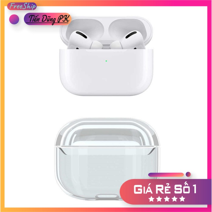 ⚡GIÁ SIÊU RẺ⚡ Case TRONG SUỐT- Vỏ Bao Airpod Đựng Tai Nghe Không Dây 1 2 3 Pro i11 i12 i18 i100...