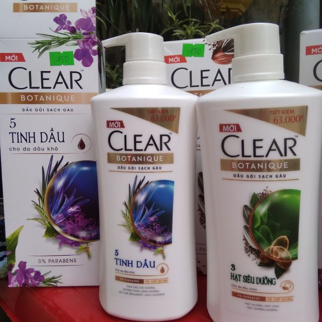 DẦU GỘI ĐẦU CLEAR BOTANIQUE 650G